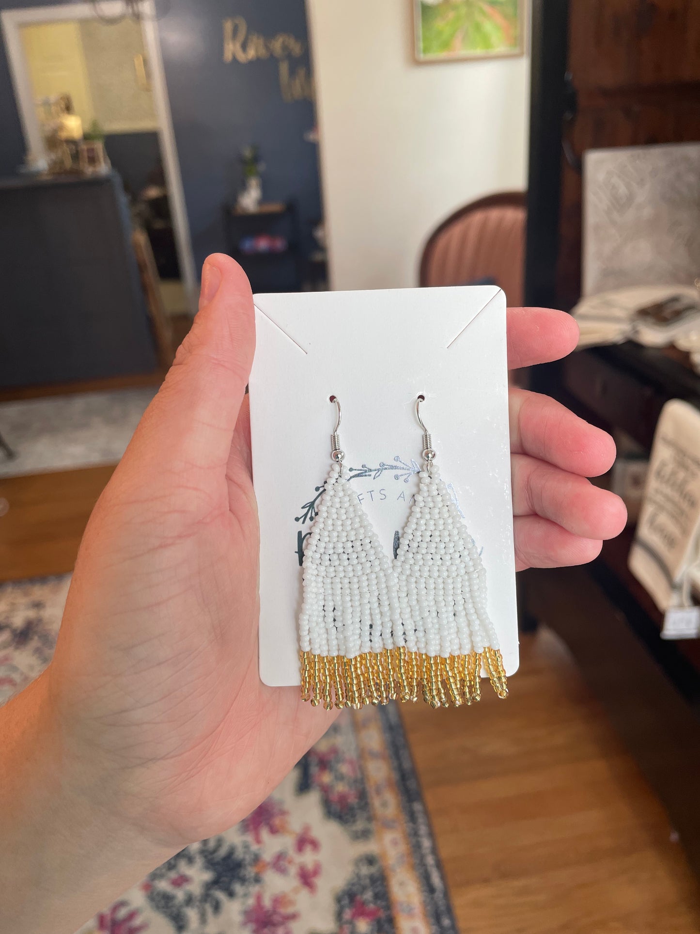 Dangling Beaded Earrings