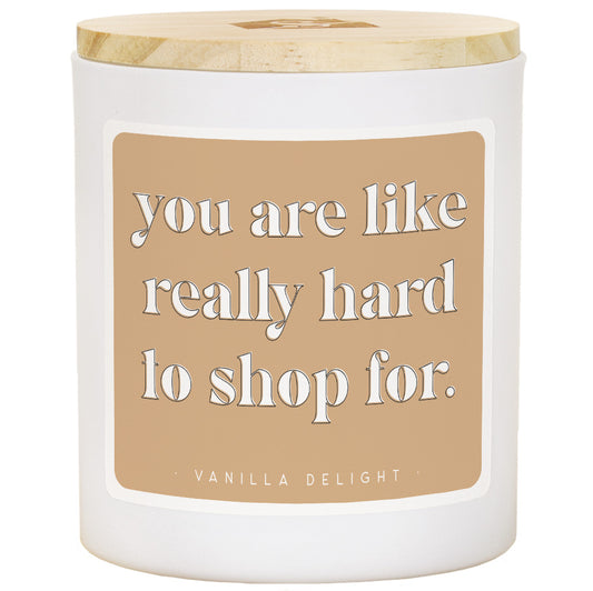 Really Hard to Shop For Candle — Vanilla Delight