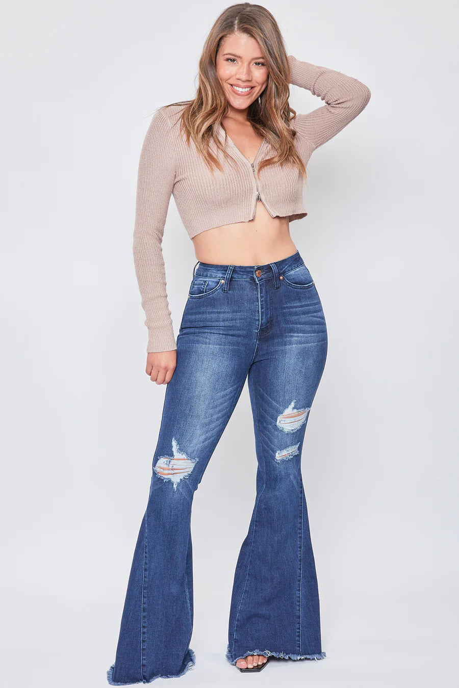 Gigi High-Rise Fit & Flare Jeans