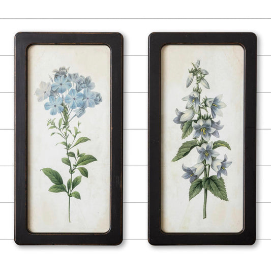 Framed Print — Blue Florals