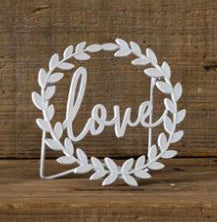 Metal Wreath Signs