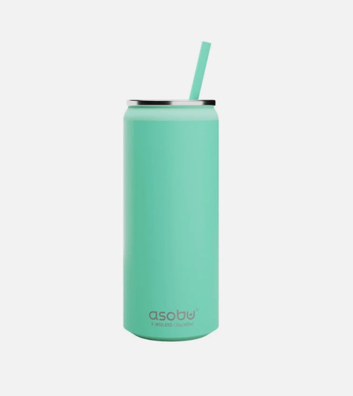 Asobu — Teal Multi-Can Tumbler with Straw