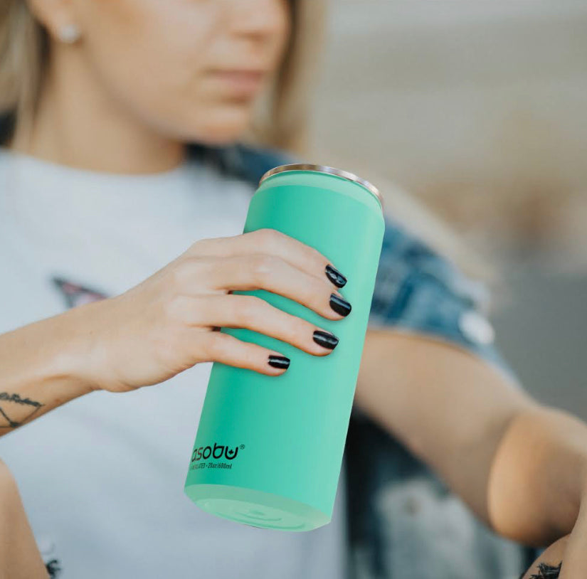 Asobu — Teal Multi-Can Tumbler with Straw