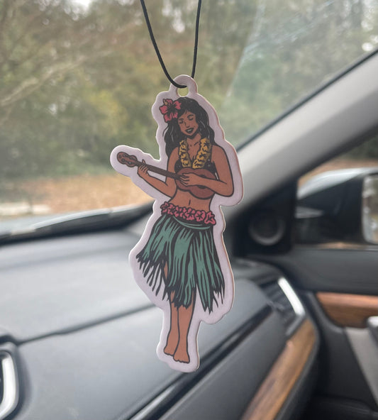 Car Freshie — Hula Girl