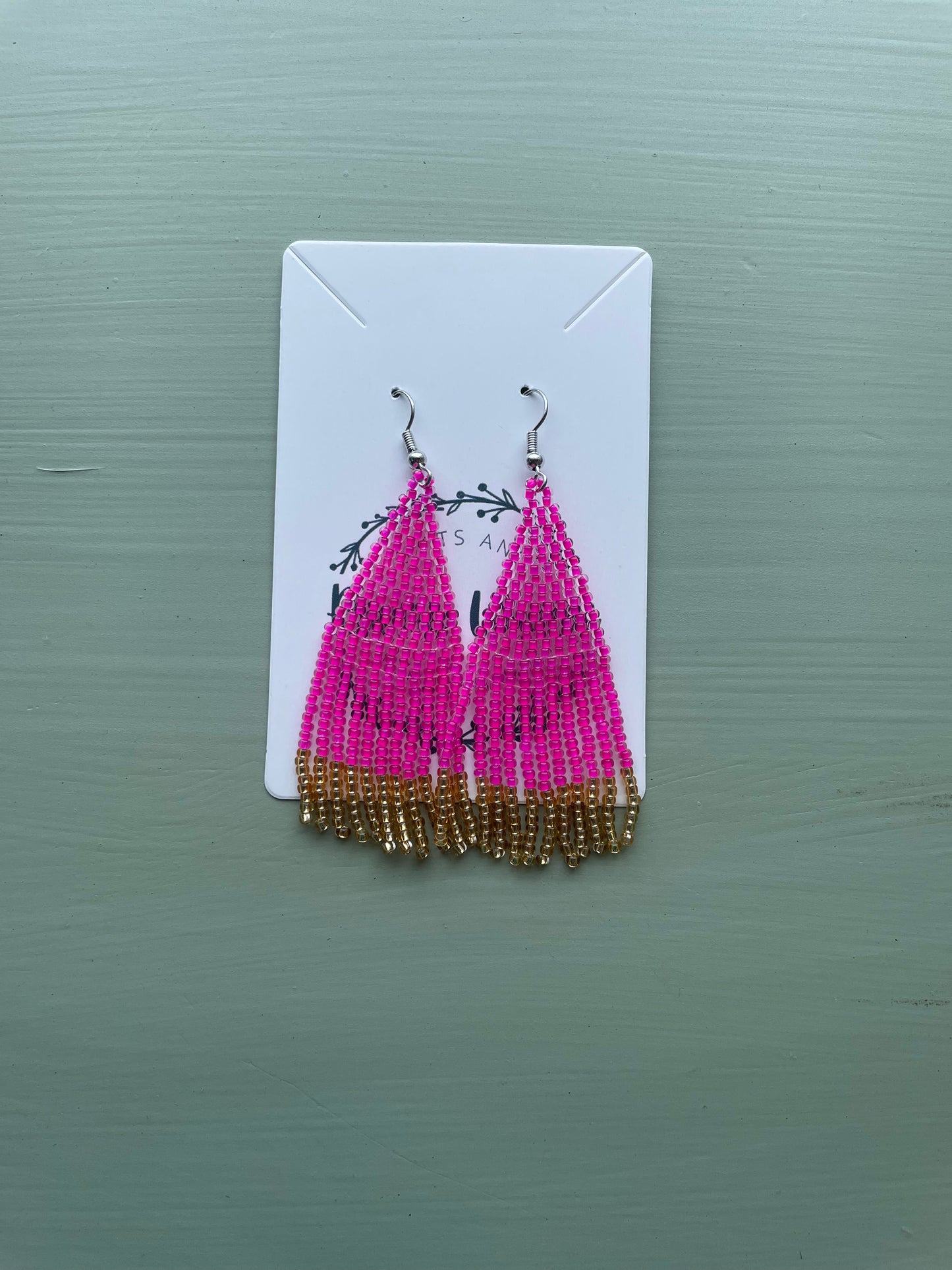 Dangling Beaded Earrings