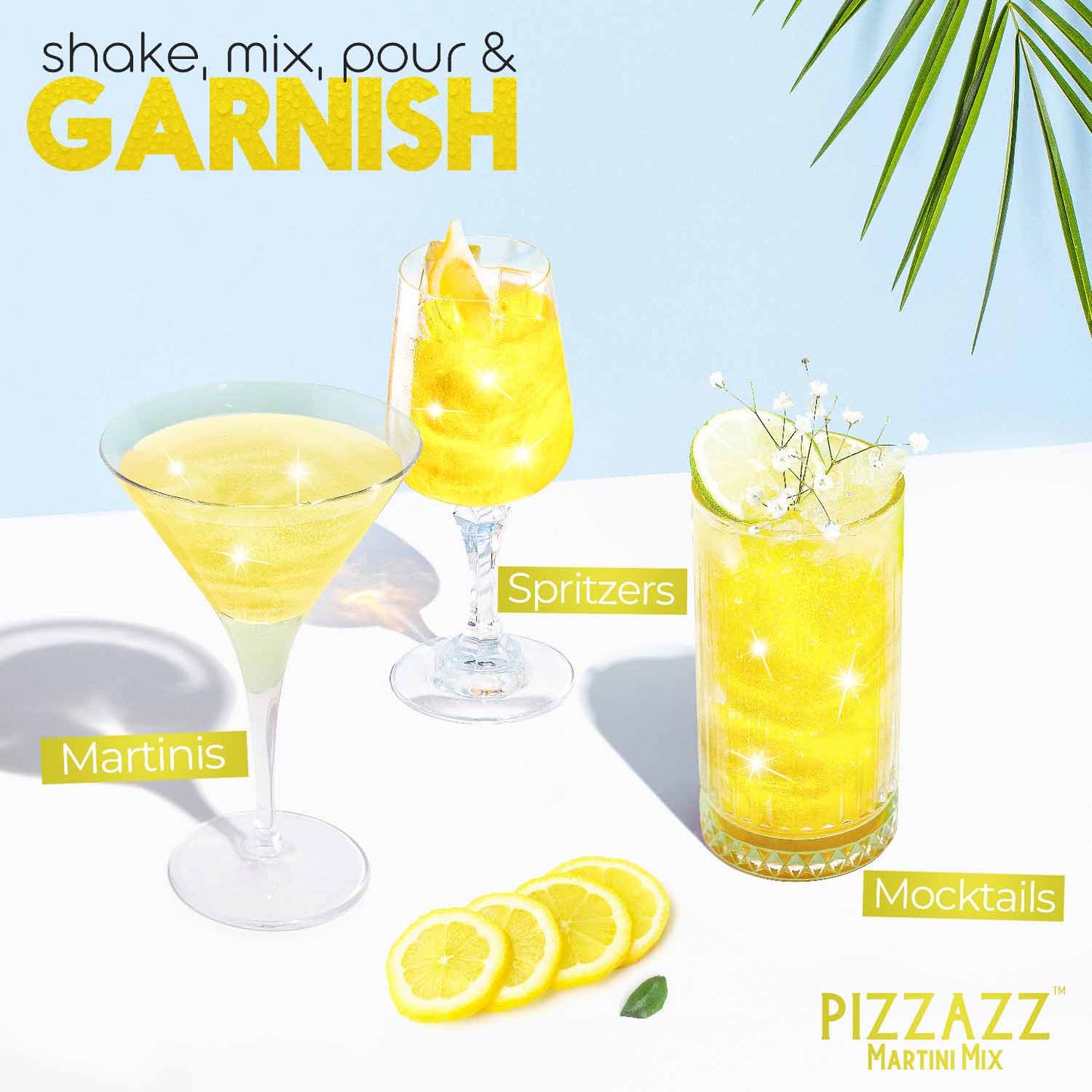 Pizzazz Martini Mixes — Lemon Drop