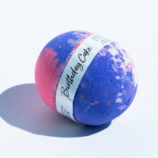 “Piece of Cake” — Birthday Cake Bath Bomb