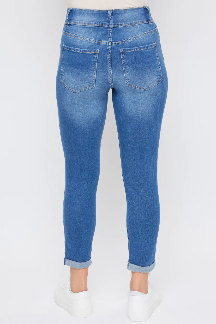 Joan Cuffed Denim Jeans