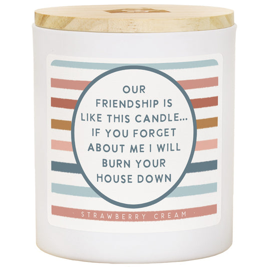 Friendship Candle — Strawberry Crème