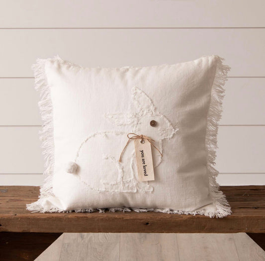 Raggedy Rabbit Pillow