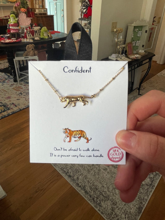 “Confident” Tiger Necklace