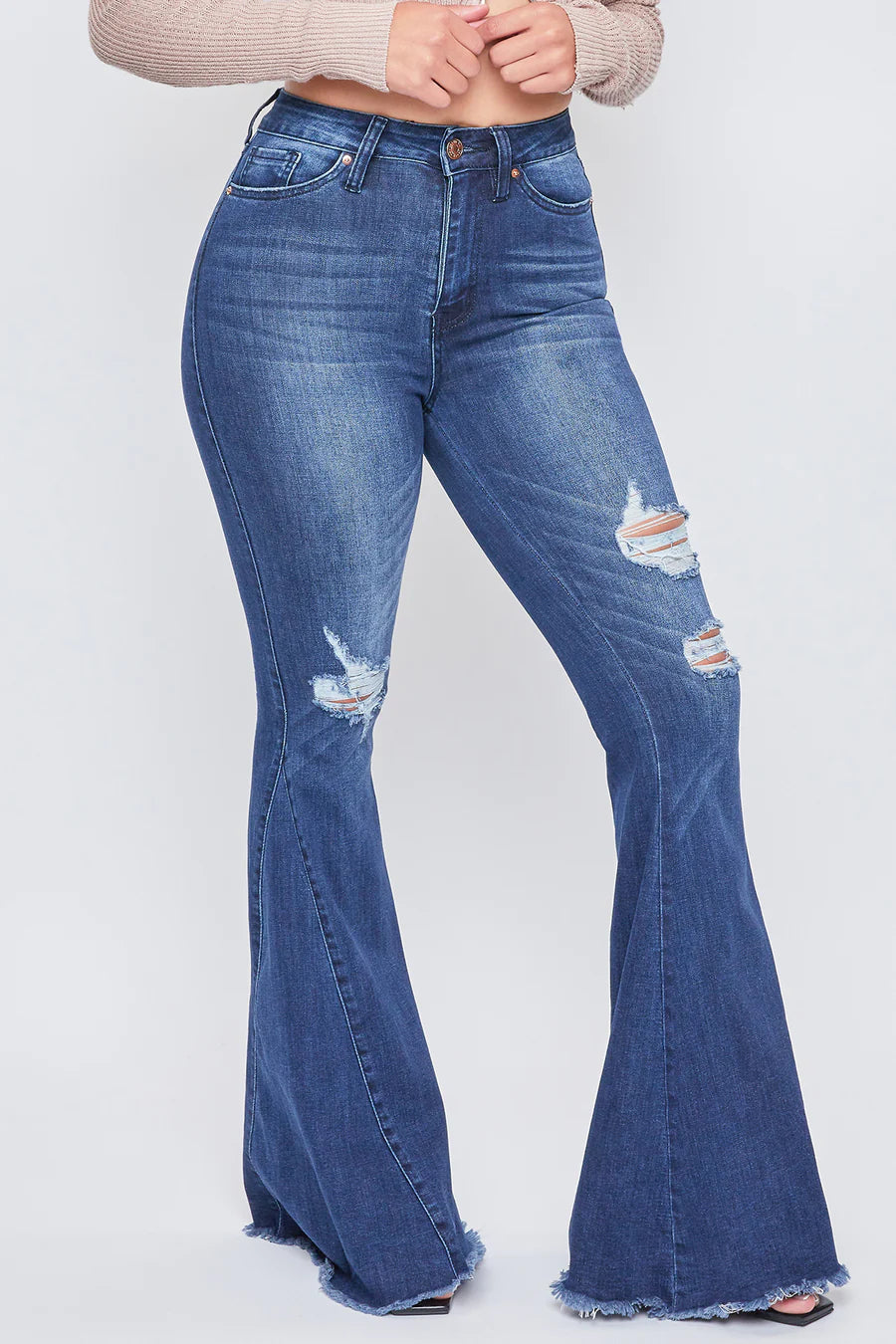 Gigi High-Rise Fit & Flare Jeans