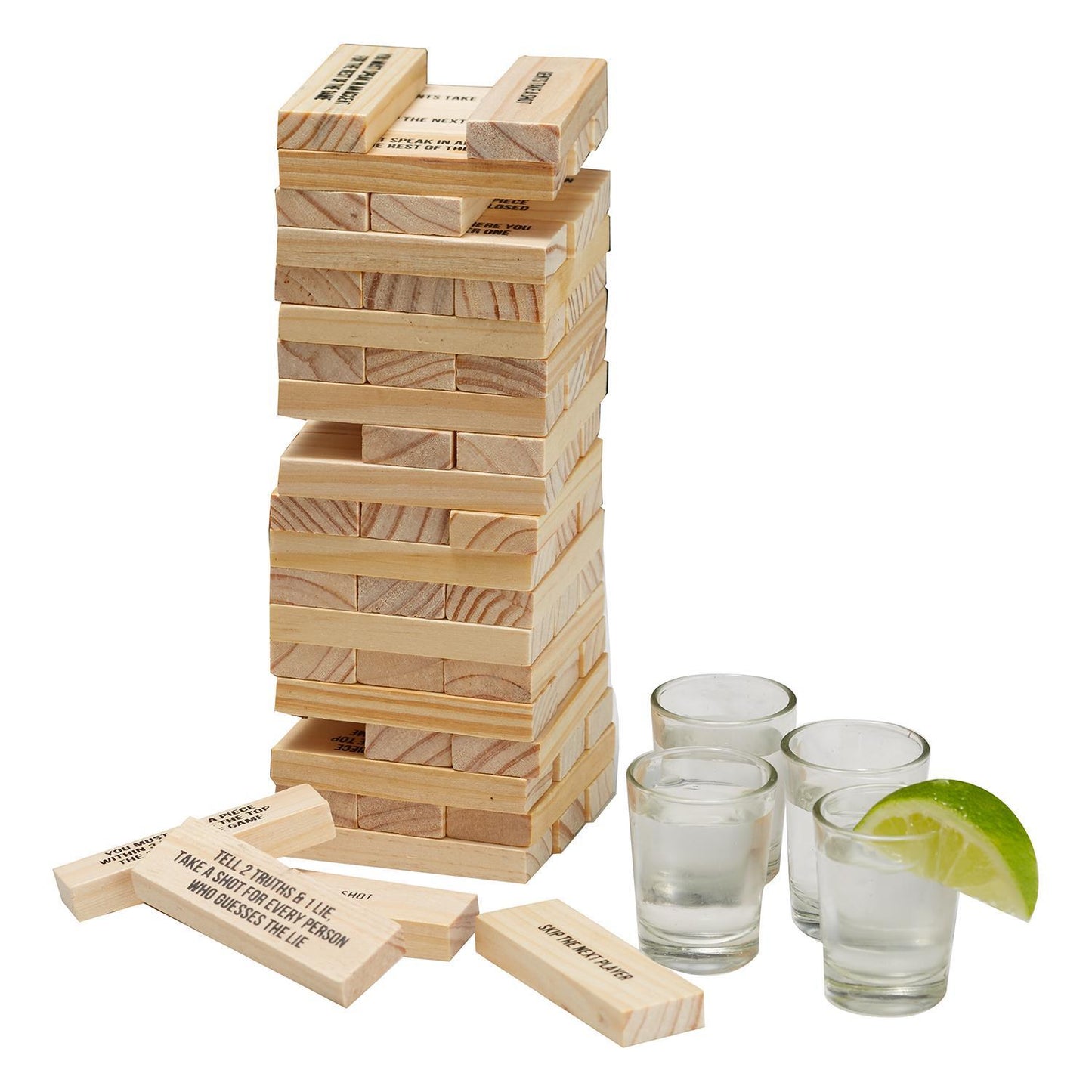 Chill Out Stumbling Blocks Game with a Twist in Gift Box Includes