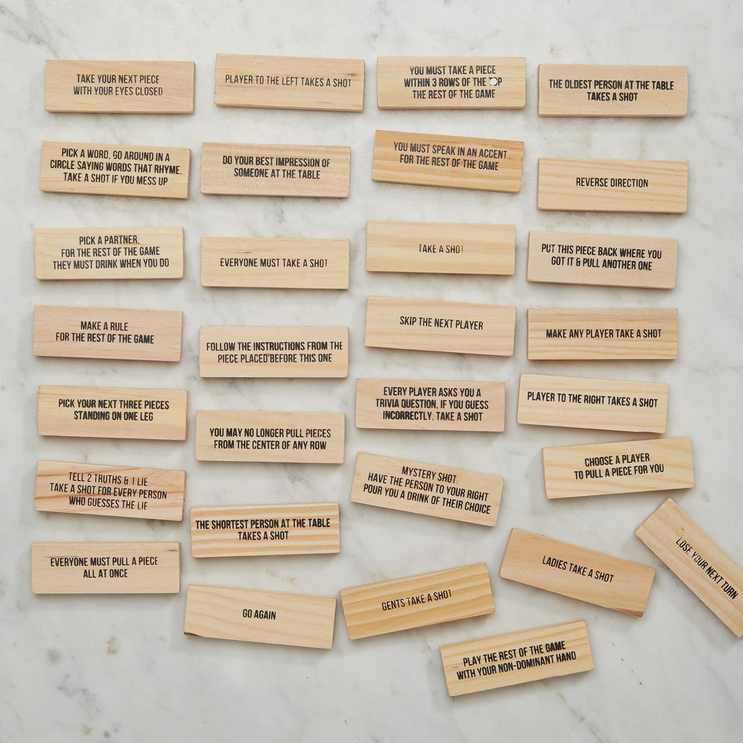 Chill Out Stumbling Blocks Game with a Twist in Gift Box Includes