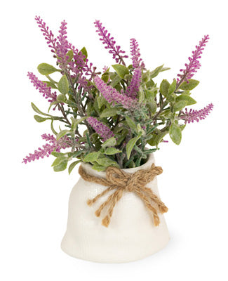 Lavender Floral Jar