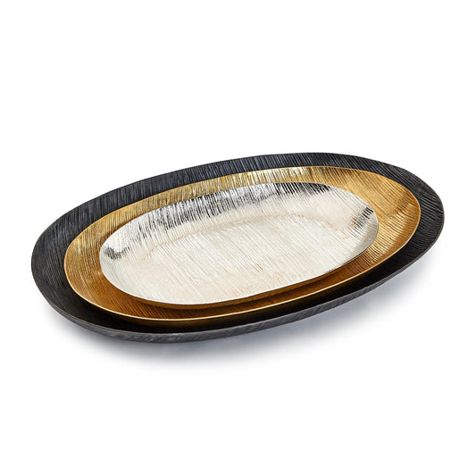 Matchsticks Oval Tray