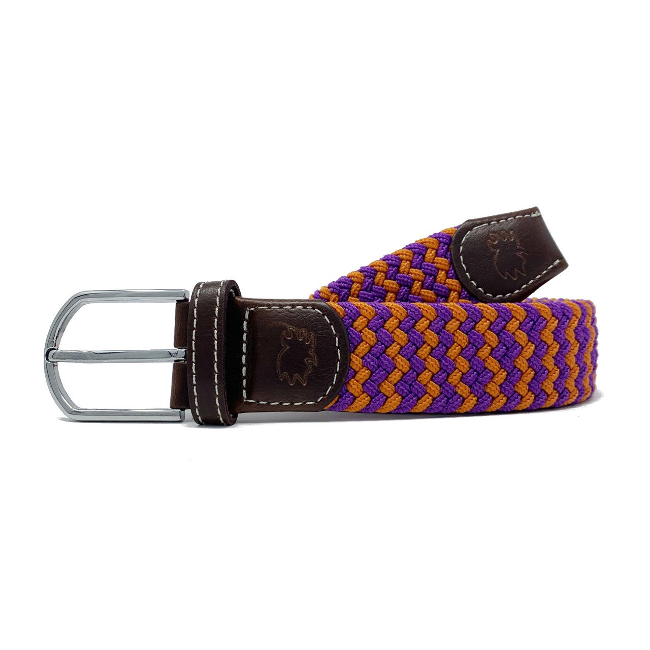 The Aiken Two Toned Woven Stretch Belt