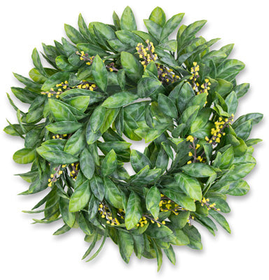 Magnolia Flowers Wreath