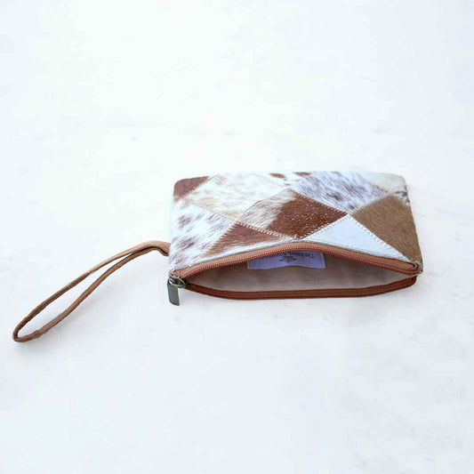 Hide Patchwork Wristlet