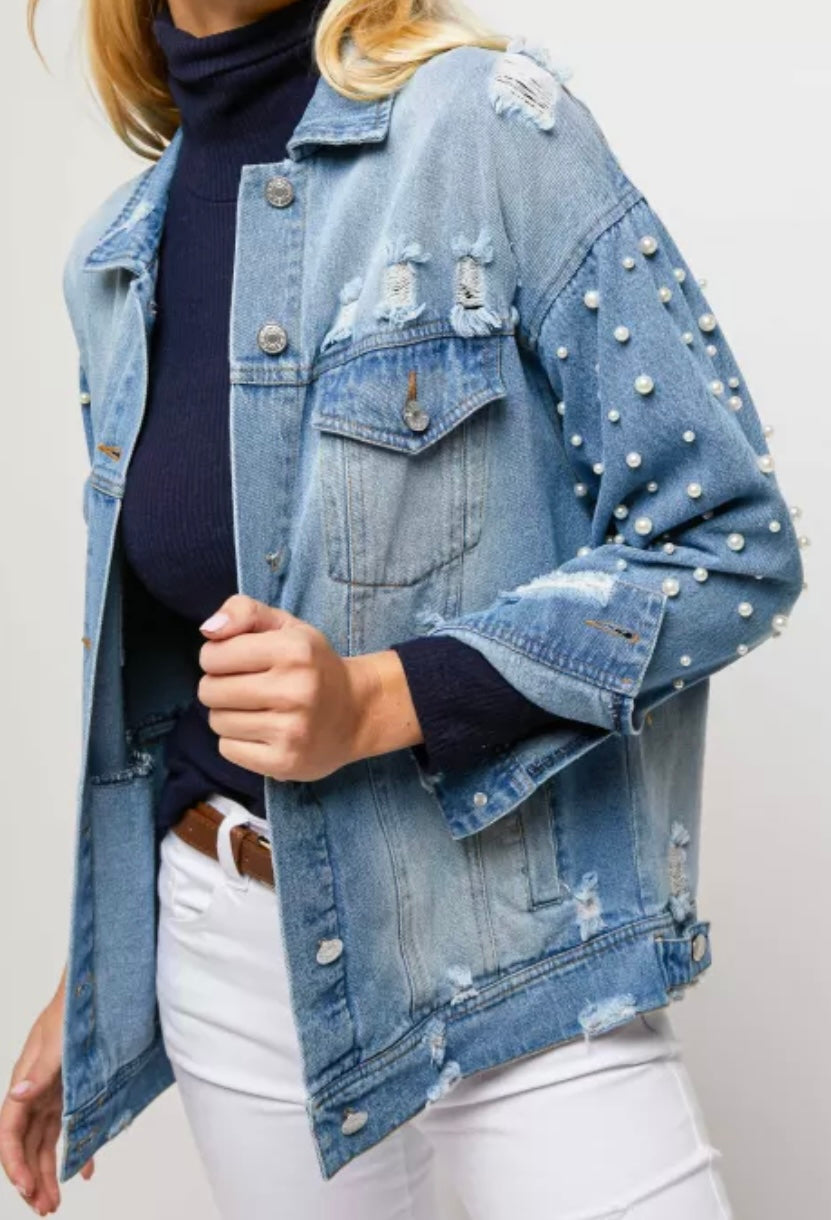 Pearl Denim Jacket