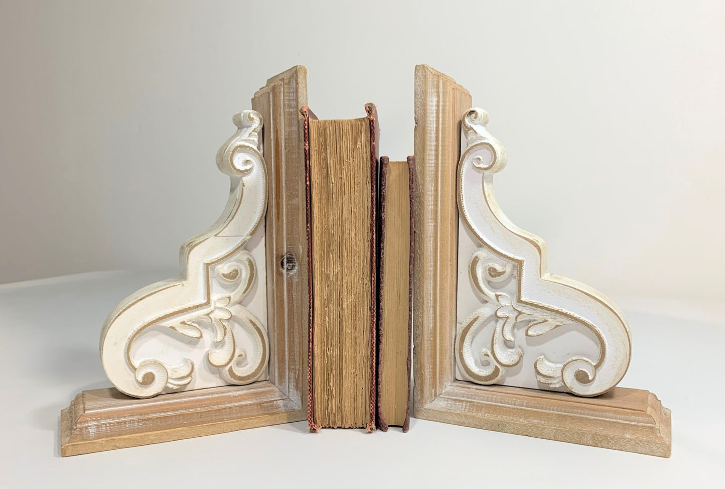 Wood Corbel Bookends