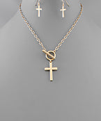 Cross Necklace Set